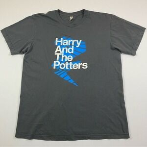 Harry‎ and the Potters T-Shirt Men's Large Wizard Rock Music Band Massachusetts